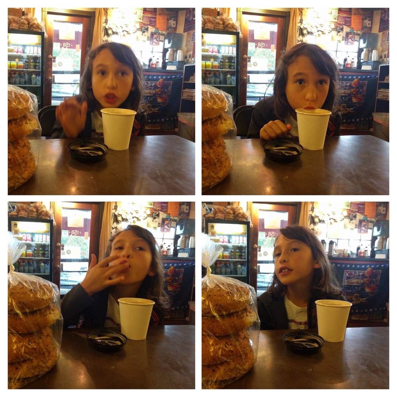 bagels and hot chocolate bagels and hot chocolate